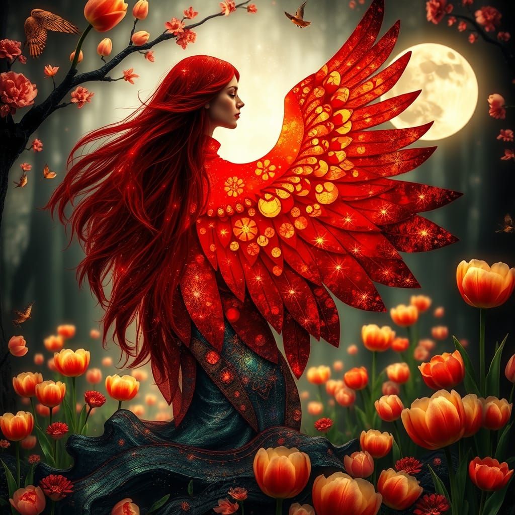 Iridescent Goddess of Spring and Winter