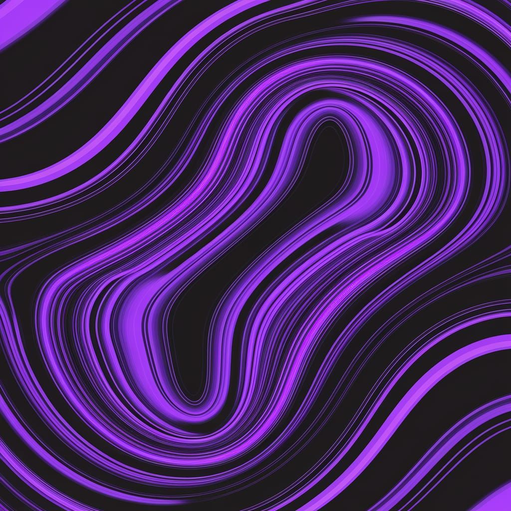 Abstract Glossy Purple Heat Wave Texture