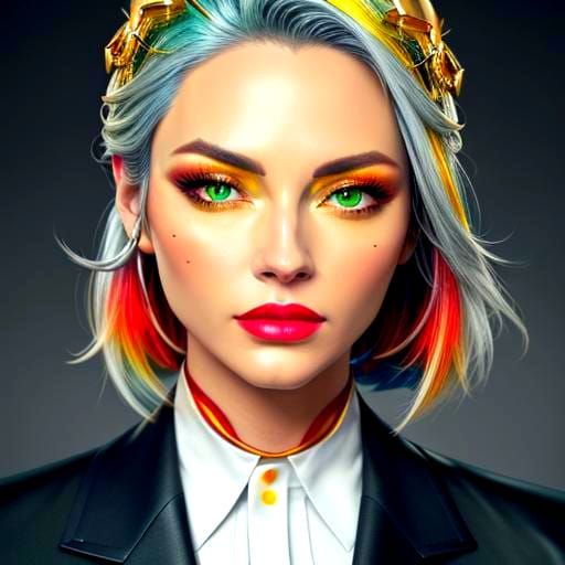 Captivating Beauty in Vibrant Colors