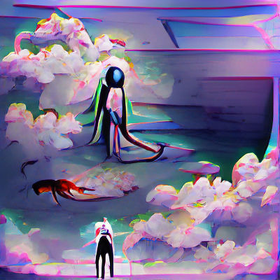Surreal Afterlife: Ethereal Dreamscape