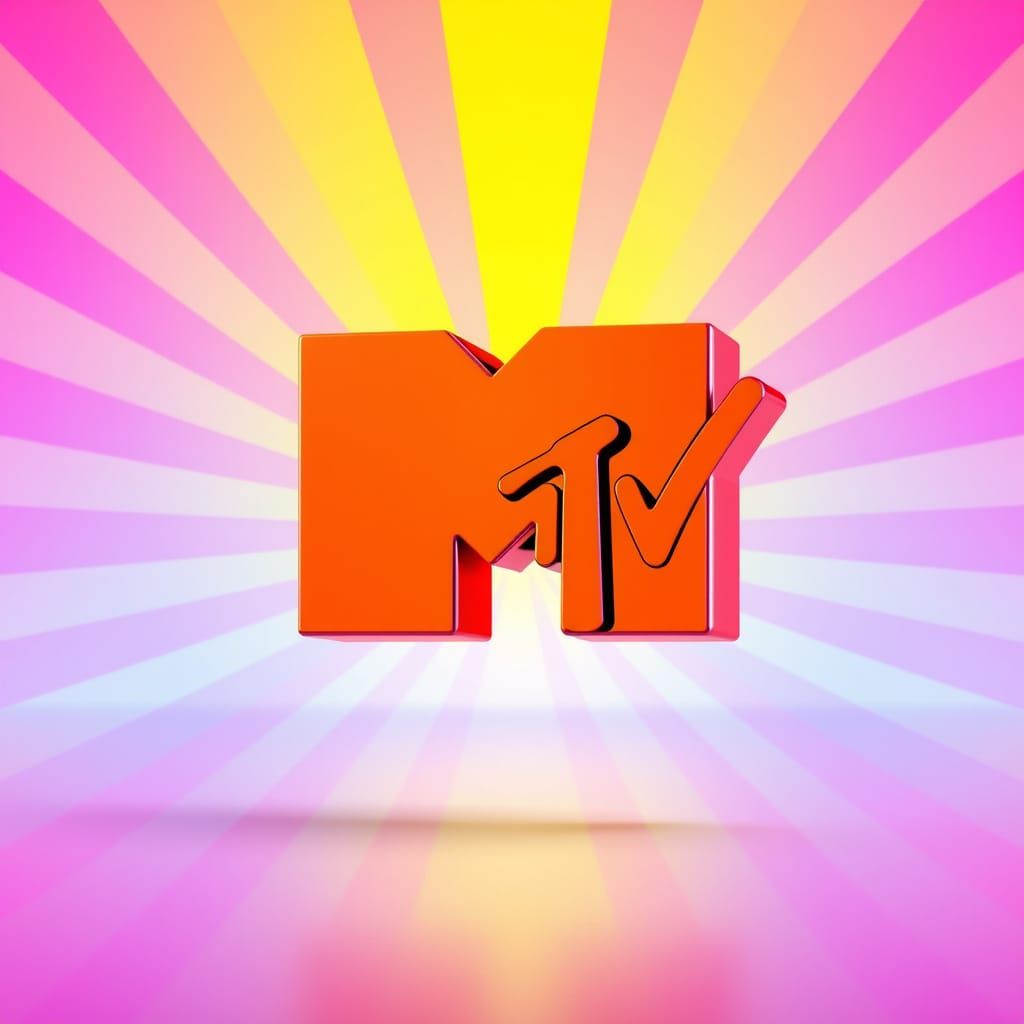 MTV Logo in Pixar Disney 3D Style