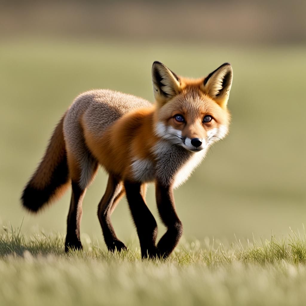 Fox Generated from One-Word AI Prompt