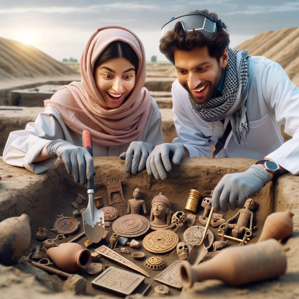 Archeologists Discover Ancient Treasures at Excavation Site