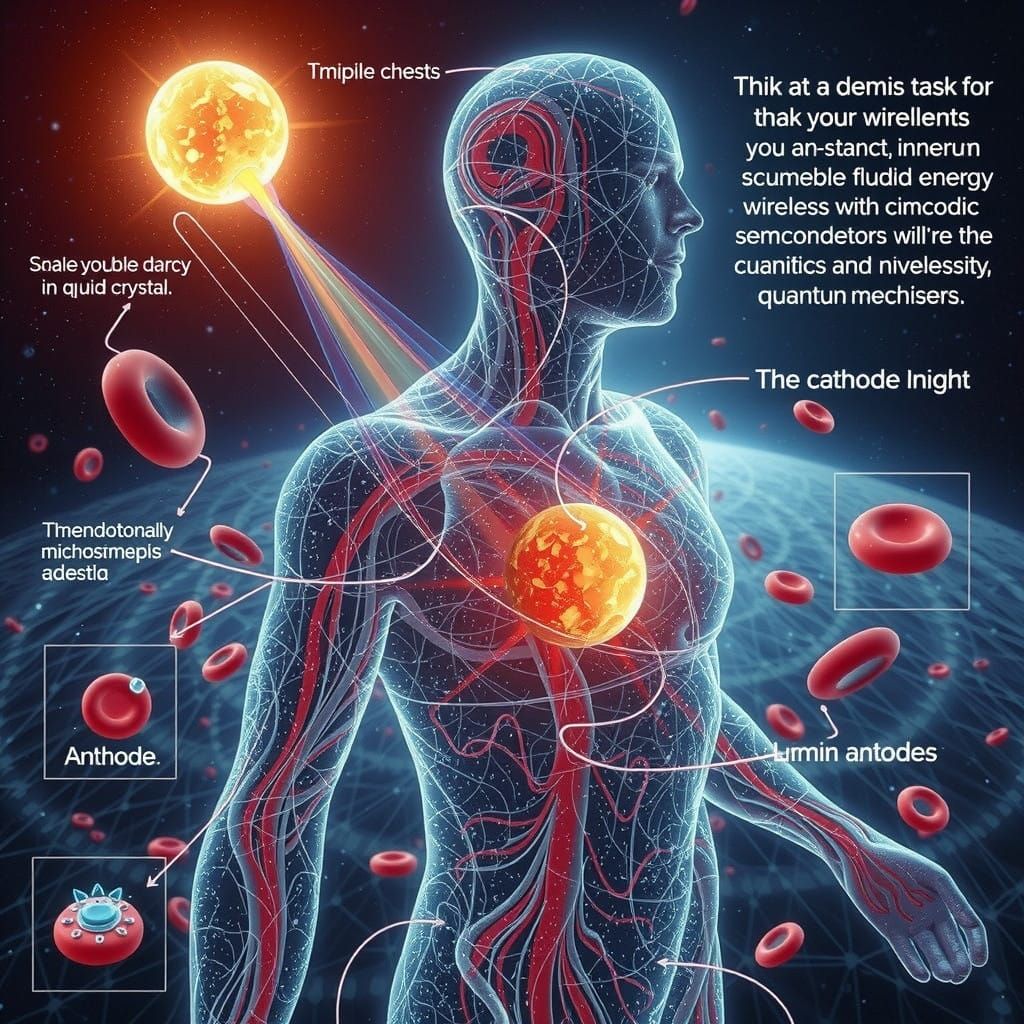 A 3D RELAISTIC LIFELIKE REPRESENTATION OF HOW blood from a quantum mechanical understanding of what semiconductors are c...