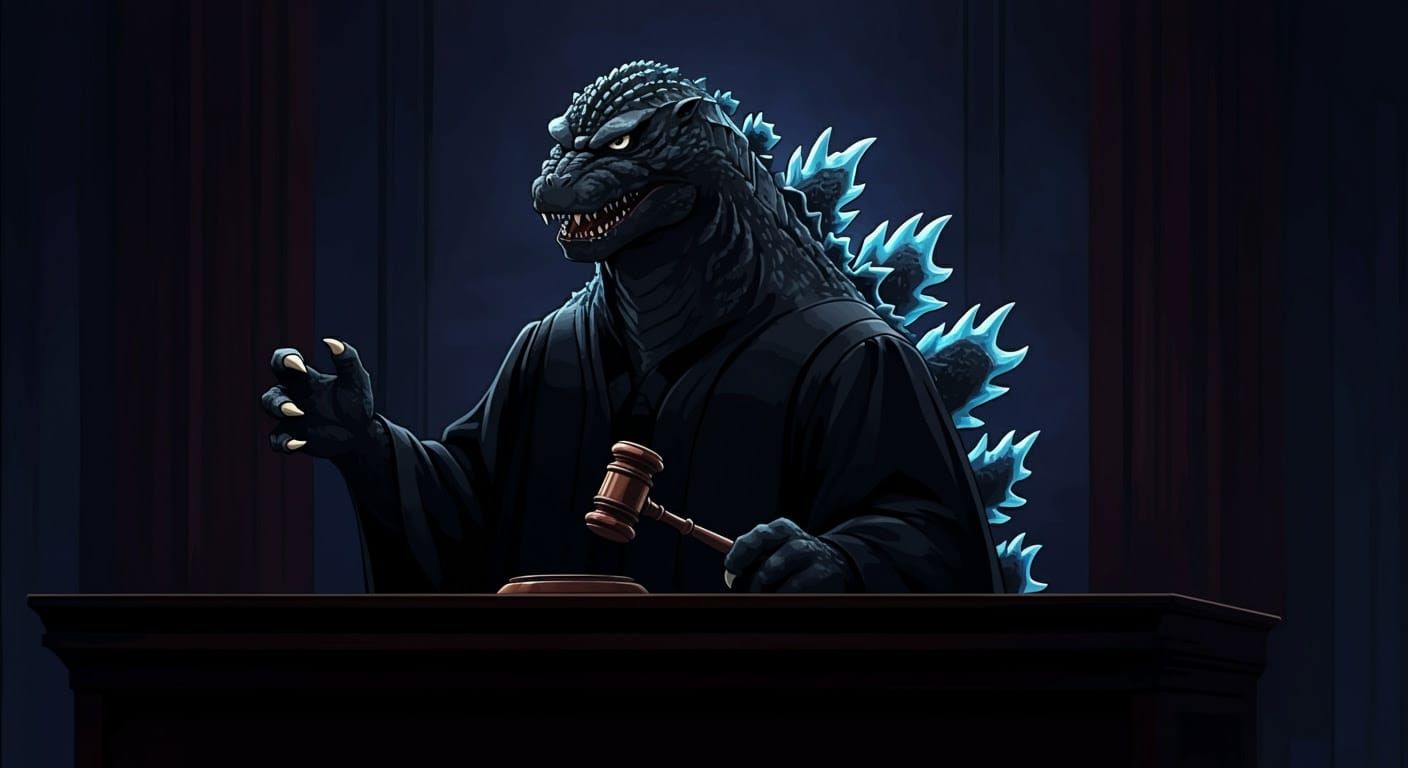 Godzilla Presides as Anime Judge
