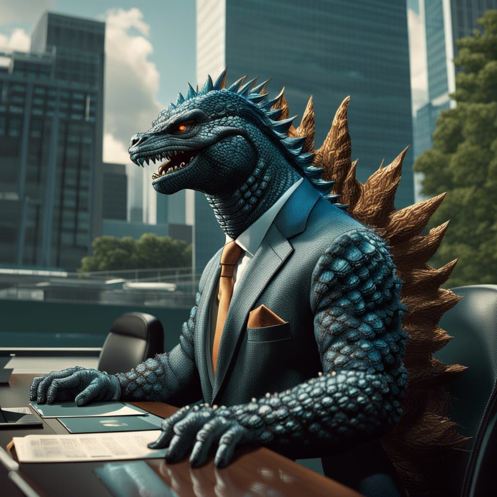 Godzilla Negotiates World Peace at the United Nations