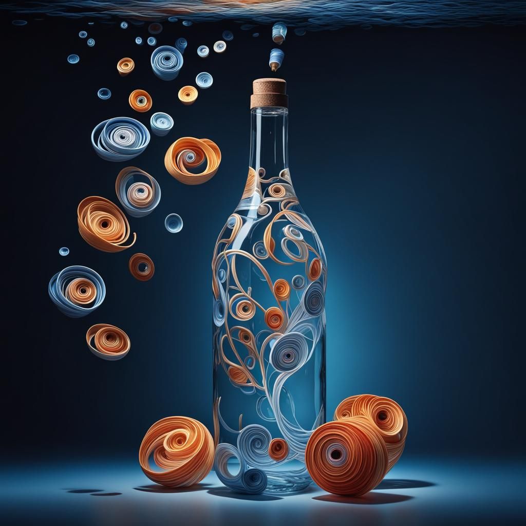 Quilling bottle