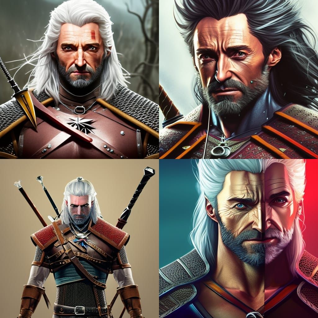 Hugh Jackman as Witcher
