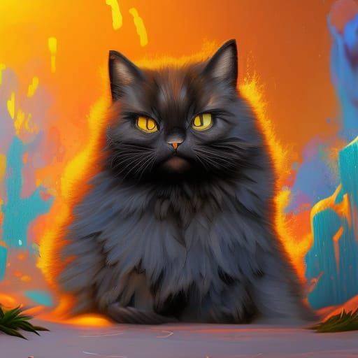 Tropical Beach Graffiti Art in Ultra Quality