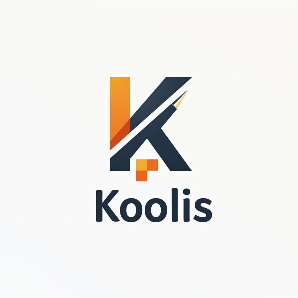 Koolis Modern Minimalist Vector Logo Design