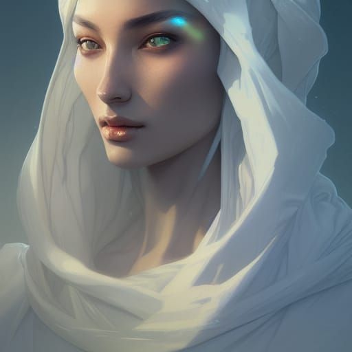 Andalite Female Portrait in Digital Art Style