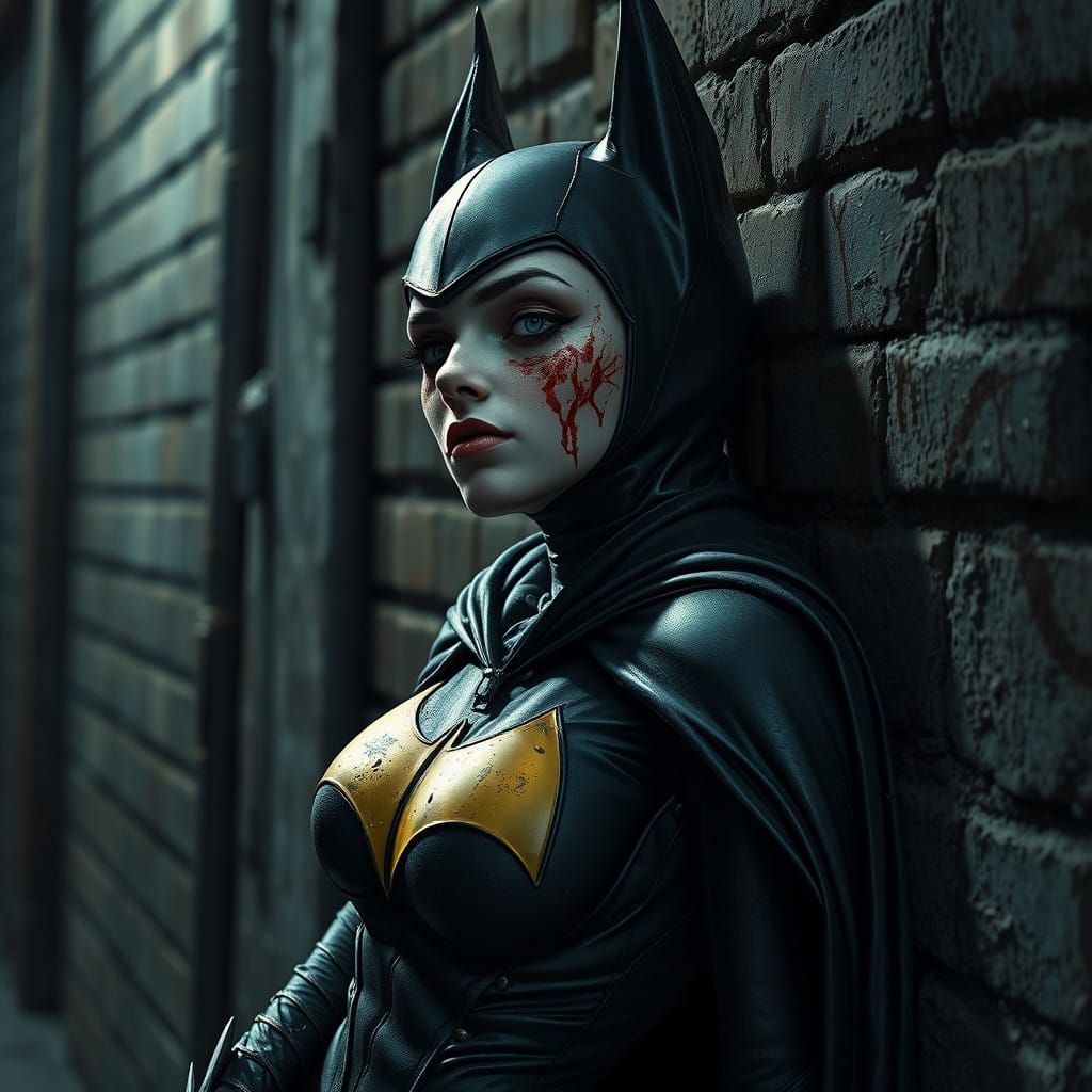 Gritty Batgirl Emerges from Dark Alley