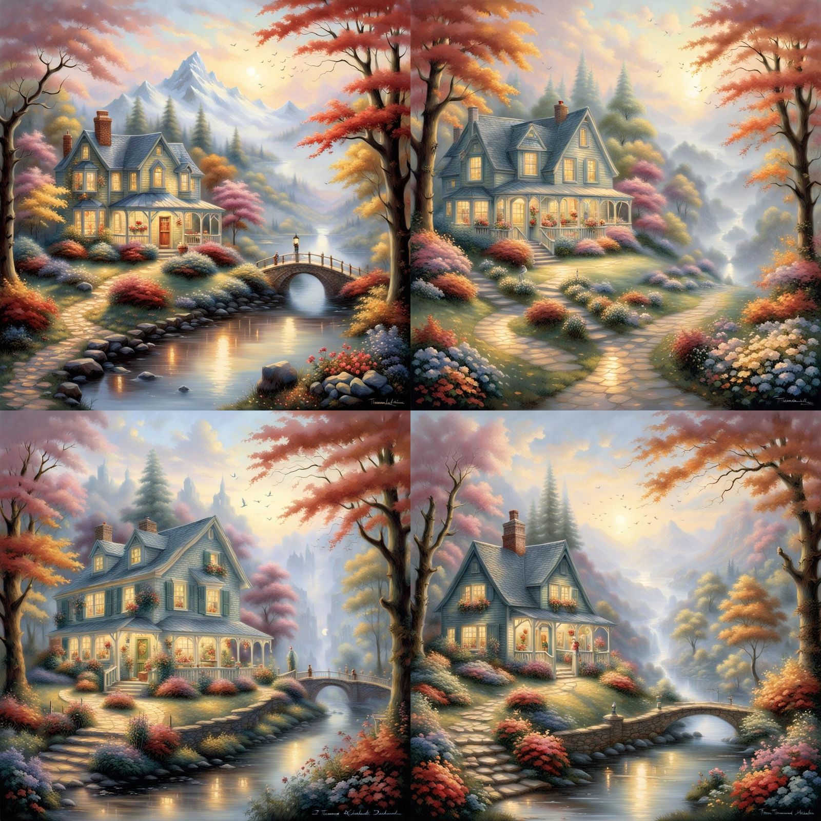 Ethereal Autumn Rose: A New Dawn Fantasy