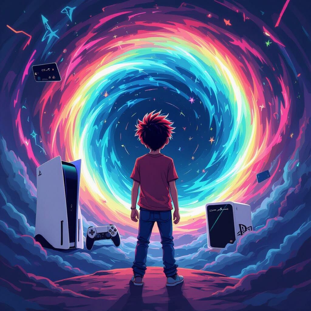 Teenager Enters Digital Vortex of PlayStation Consoles in Ca...