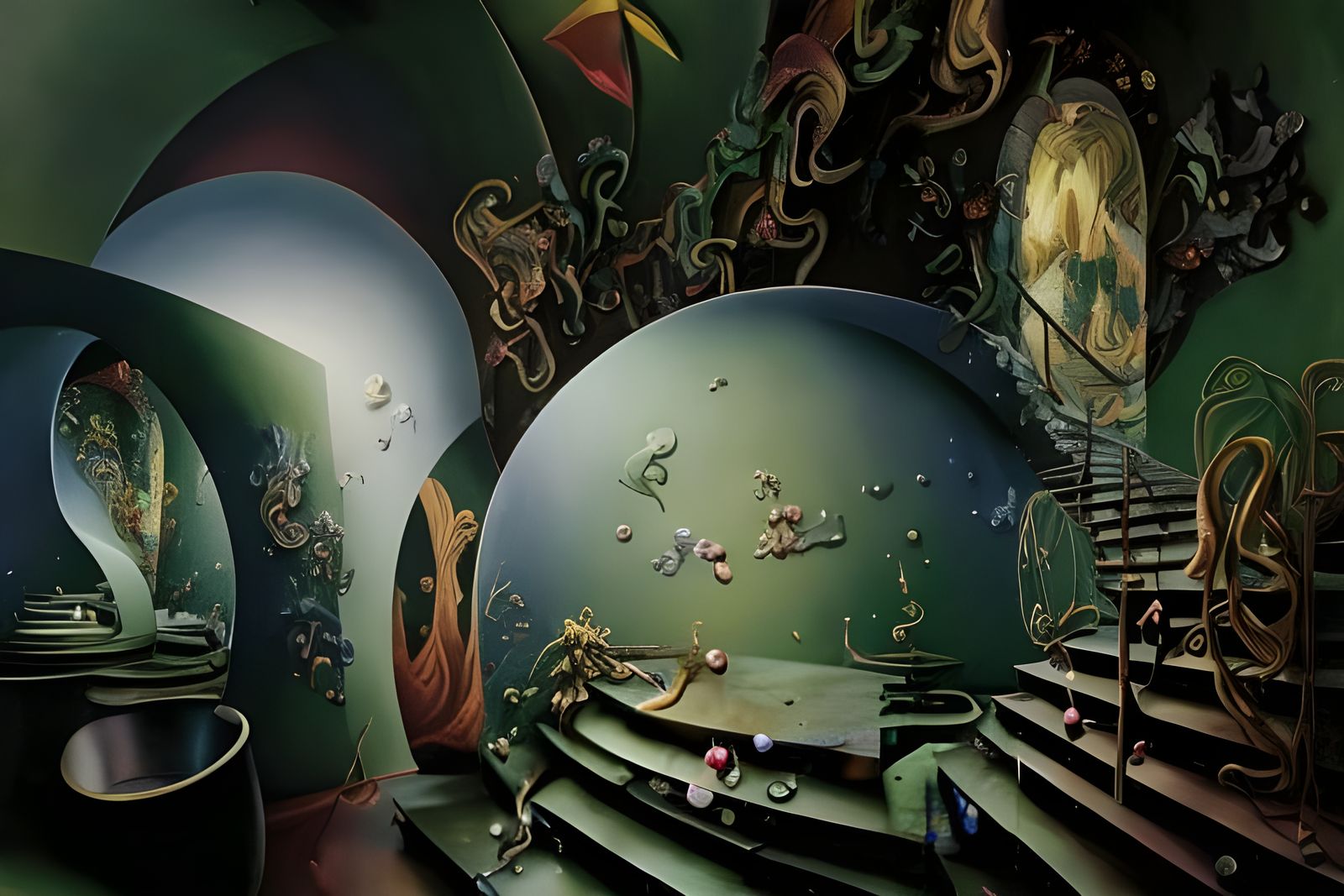 Magical Biological Forms in Surreal Exquisite Detail