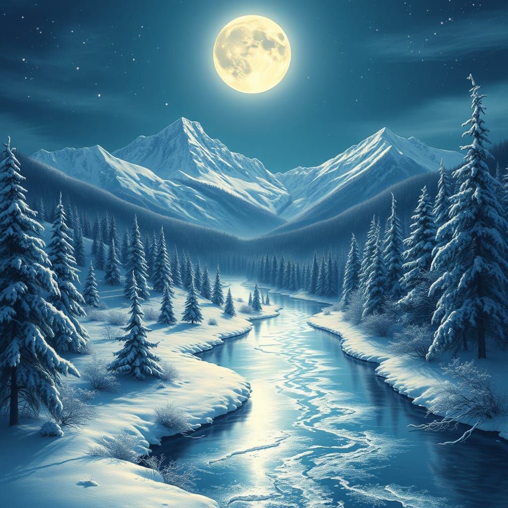 Winter moon