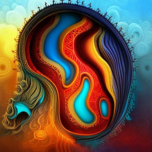 African abstract design