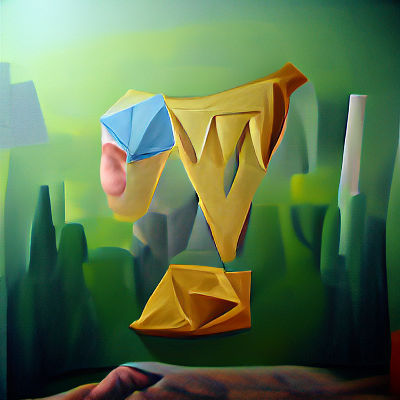 Three Words Image Generated by AI