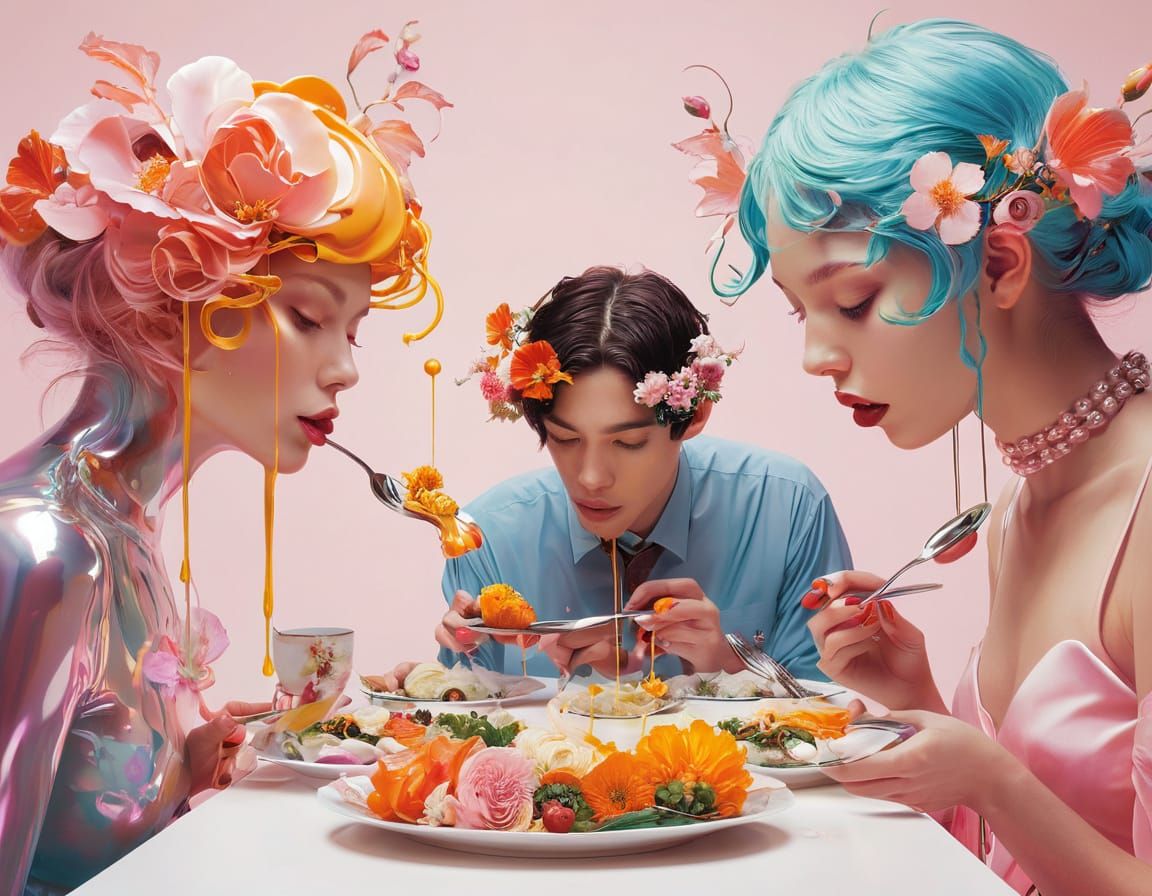 We walk, then eat, then play Minecraft