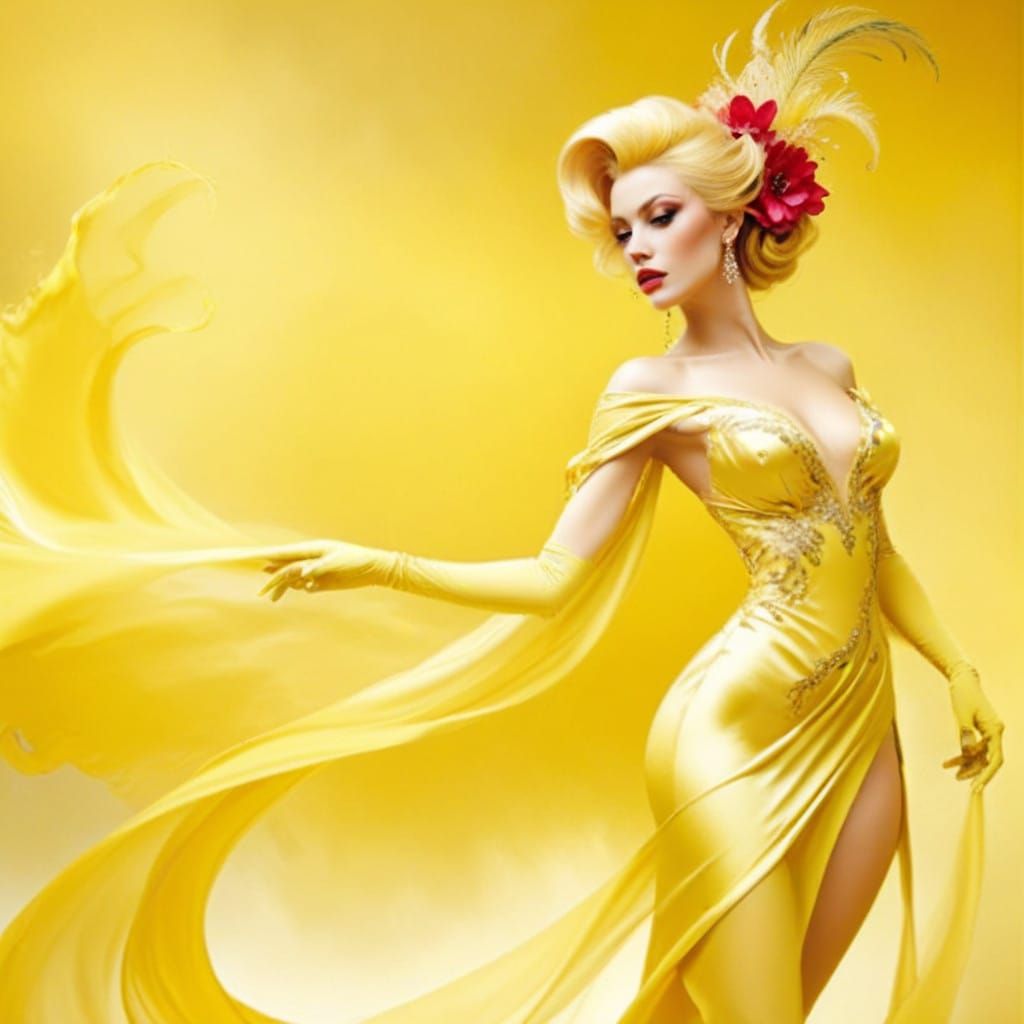 Flamboyant Sensual Art Piece