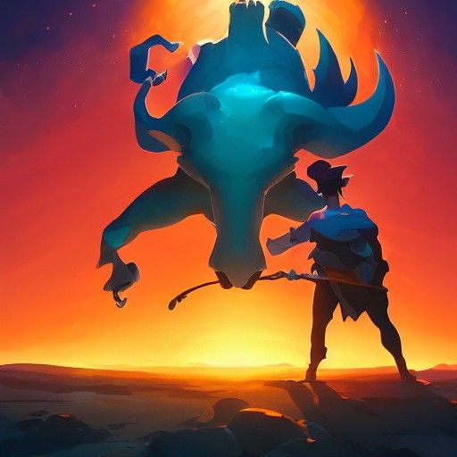 Fantasy Movie Trailer Logo in Comic-Con Style