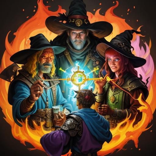 D&D Adventurers: Clockwork Mage and Dragon Disciple