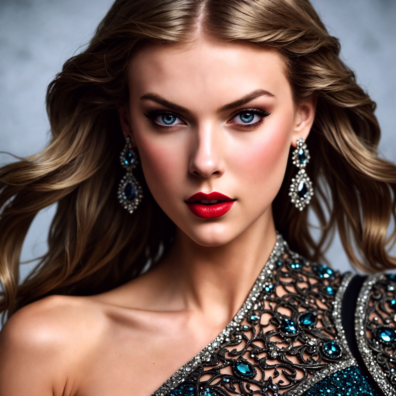 Evil Queen Taylor Swift: Graffiti Art Portrait