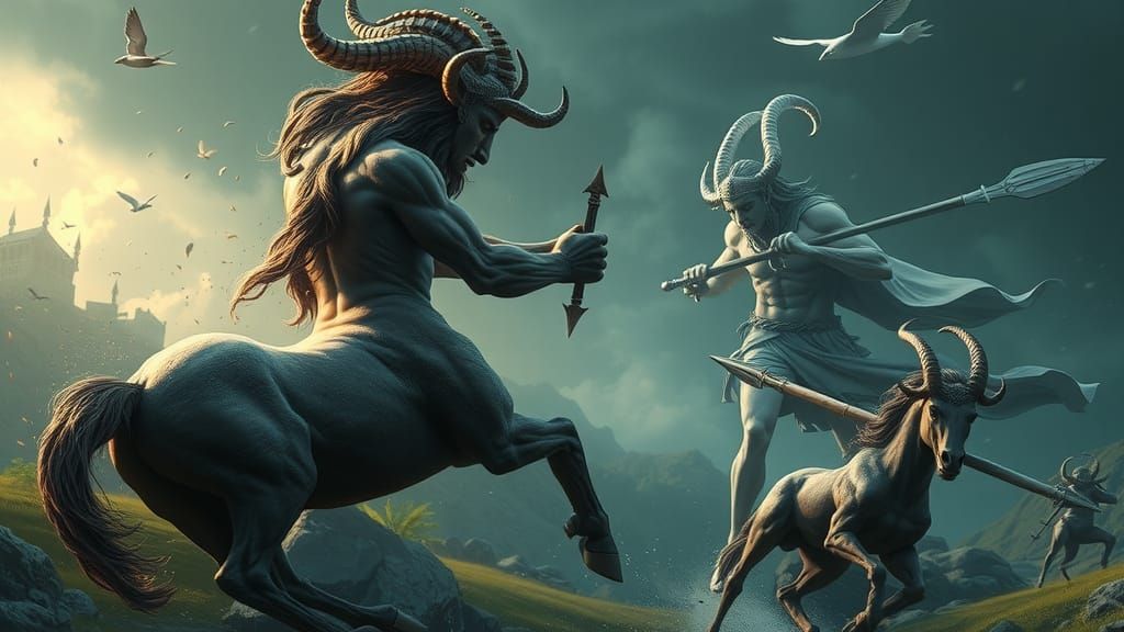 Centaurs in the Age of Gods: Fantasy Art