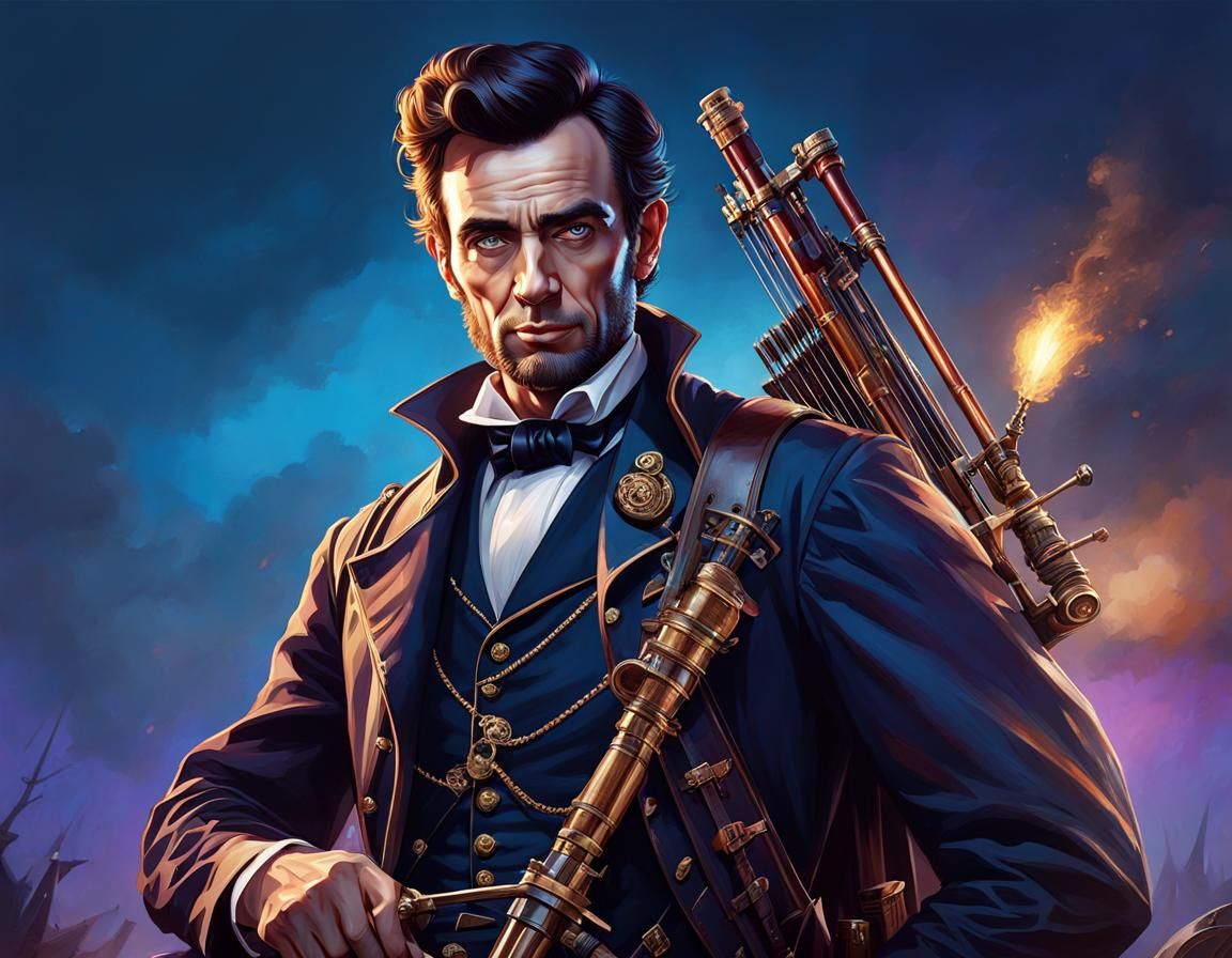 Steampunk Abraham Lincoln, Vampire Hunter