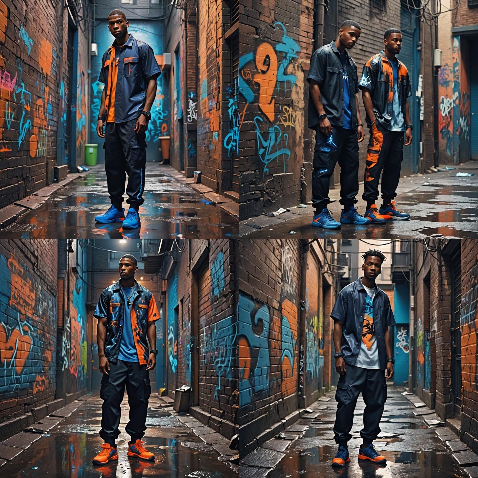 Urban Fantasy: Man in Alleyway, Digital Matte Painting