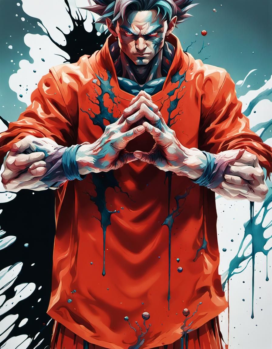 Masculine God in Dragon Ball Super Style