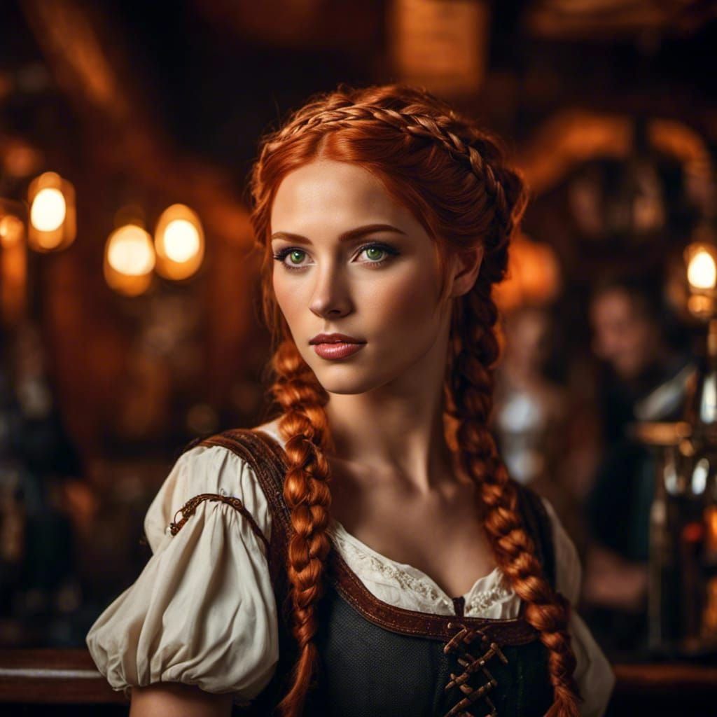 pretty medieval girl