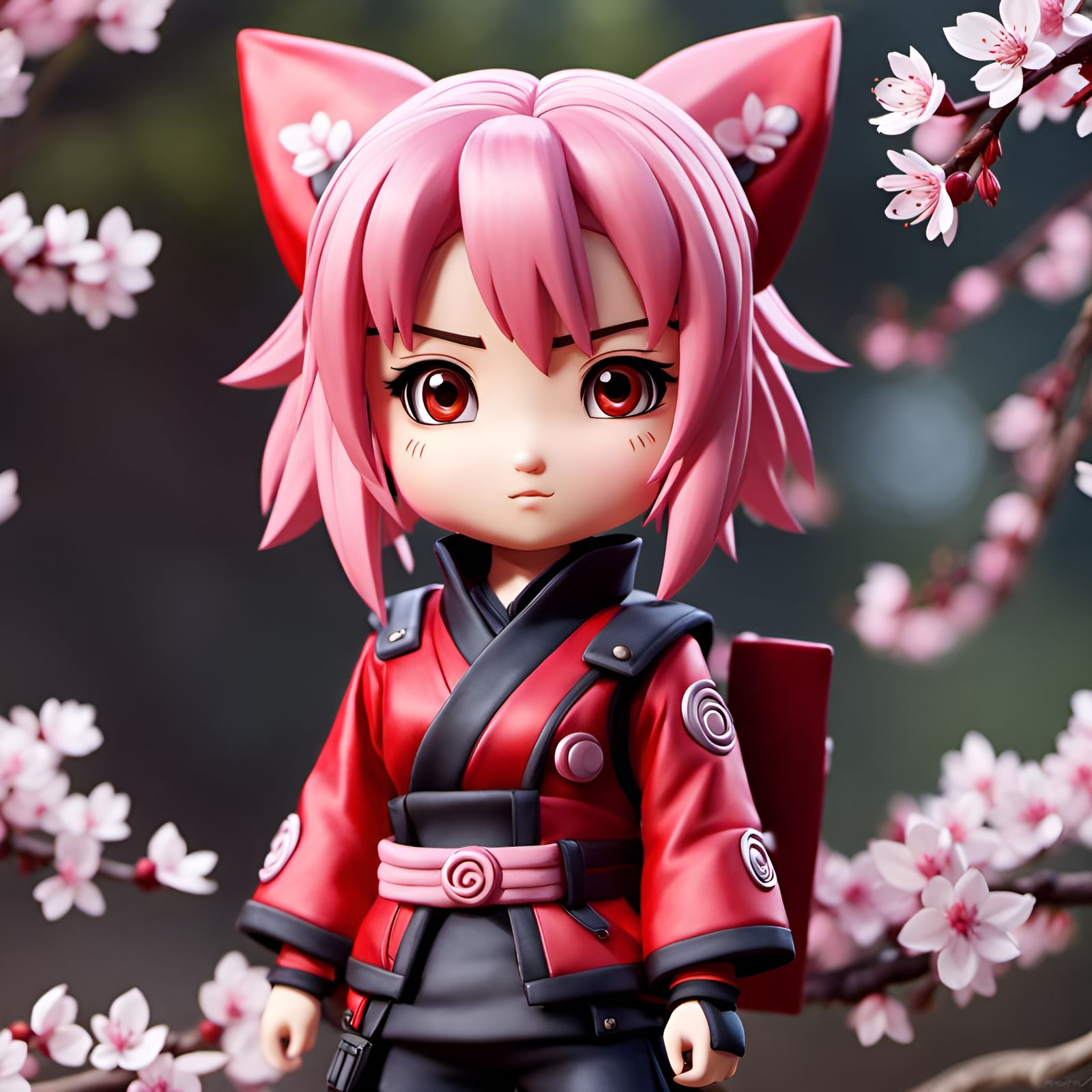 a chibi Haruno Sakura