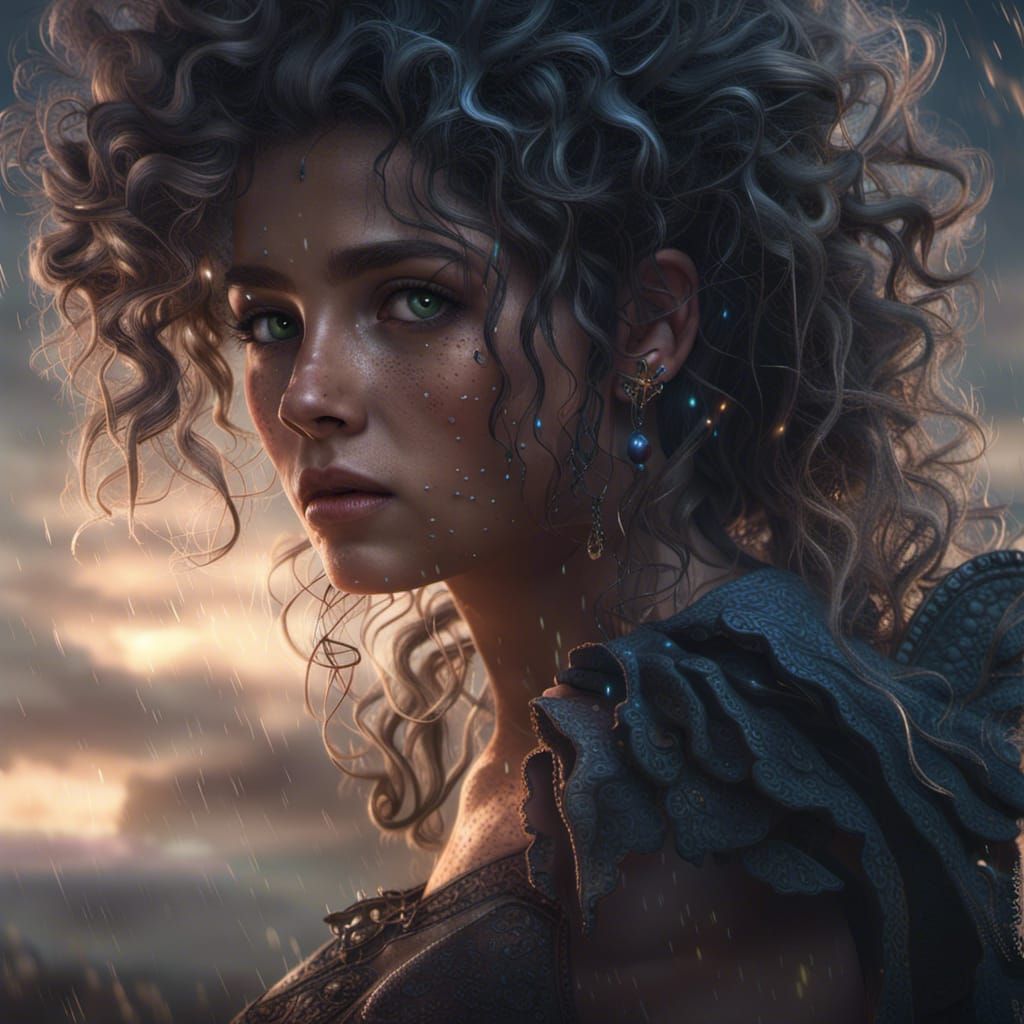 Faerie Tears in a Storm: Fantasy Concept Art