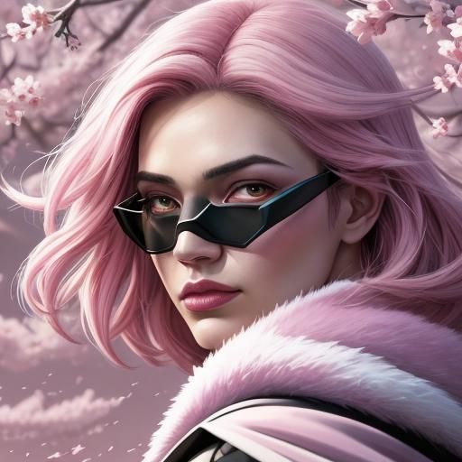 Batman in Sakura Glasses: Comic Book Art