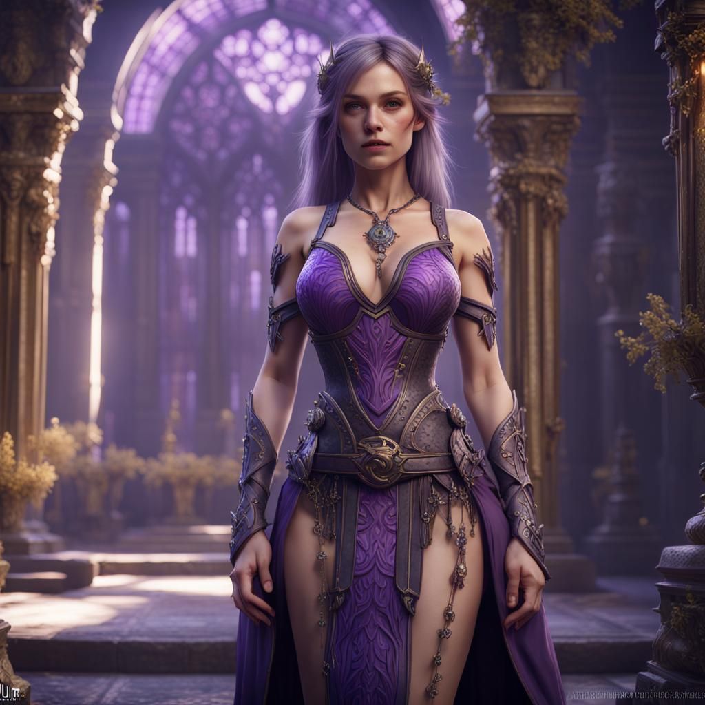 Full Body Valkyrie in Detailed Matte Painting