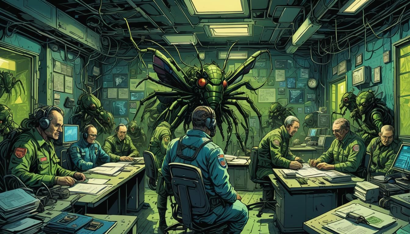 Chernobyl's Insect Officials: Polish Comic Art