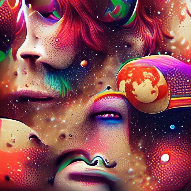 Abstract Image Generated from Simple Prompt