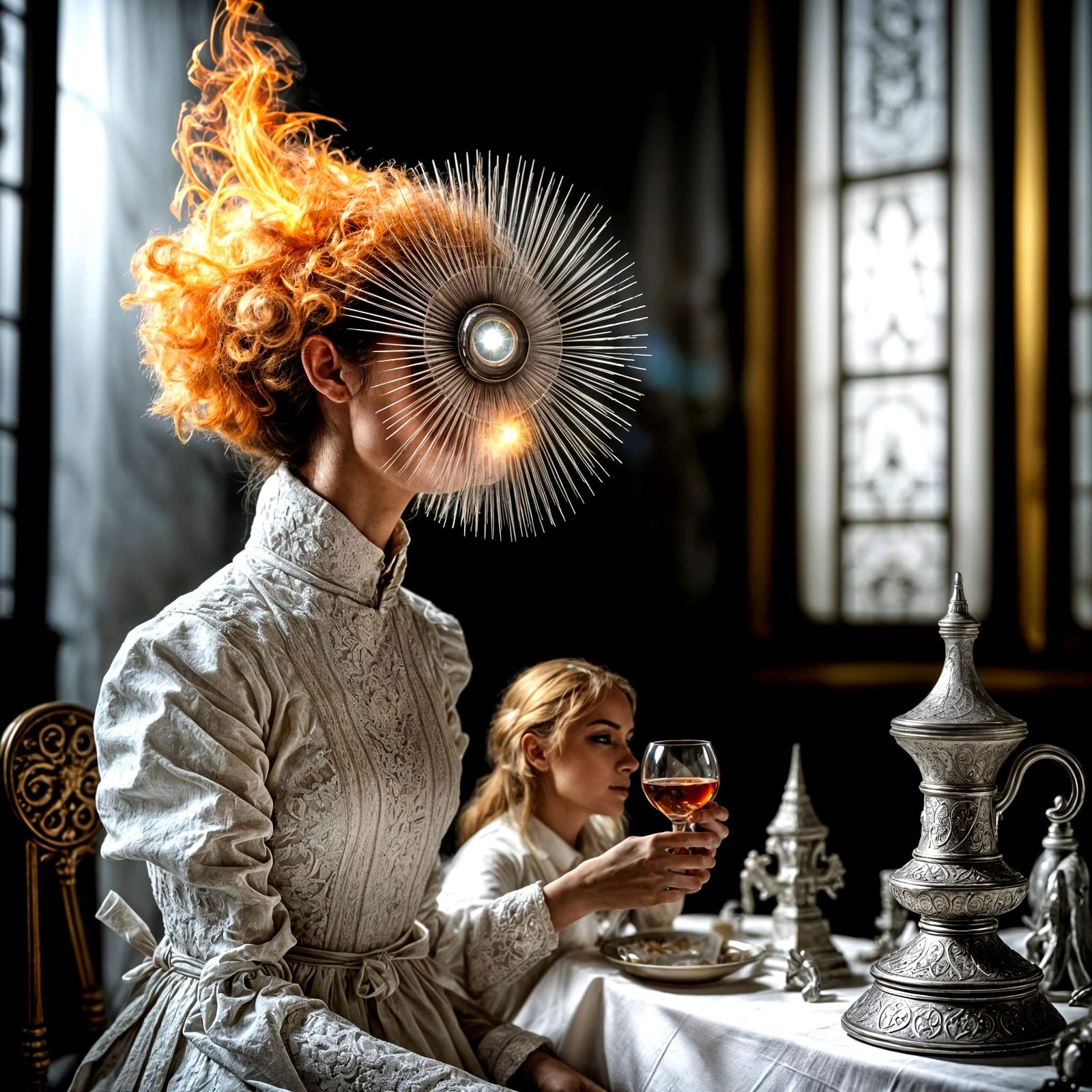 Magical Fire in Surreal Photorealistic Style