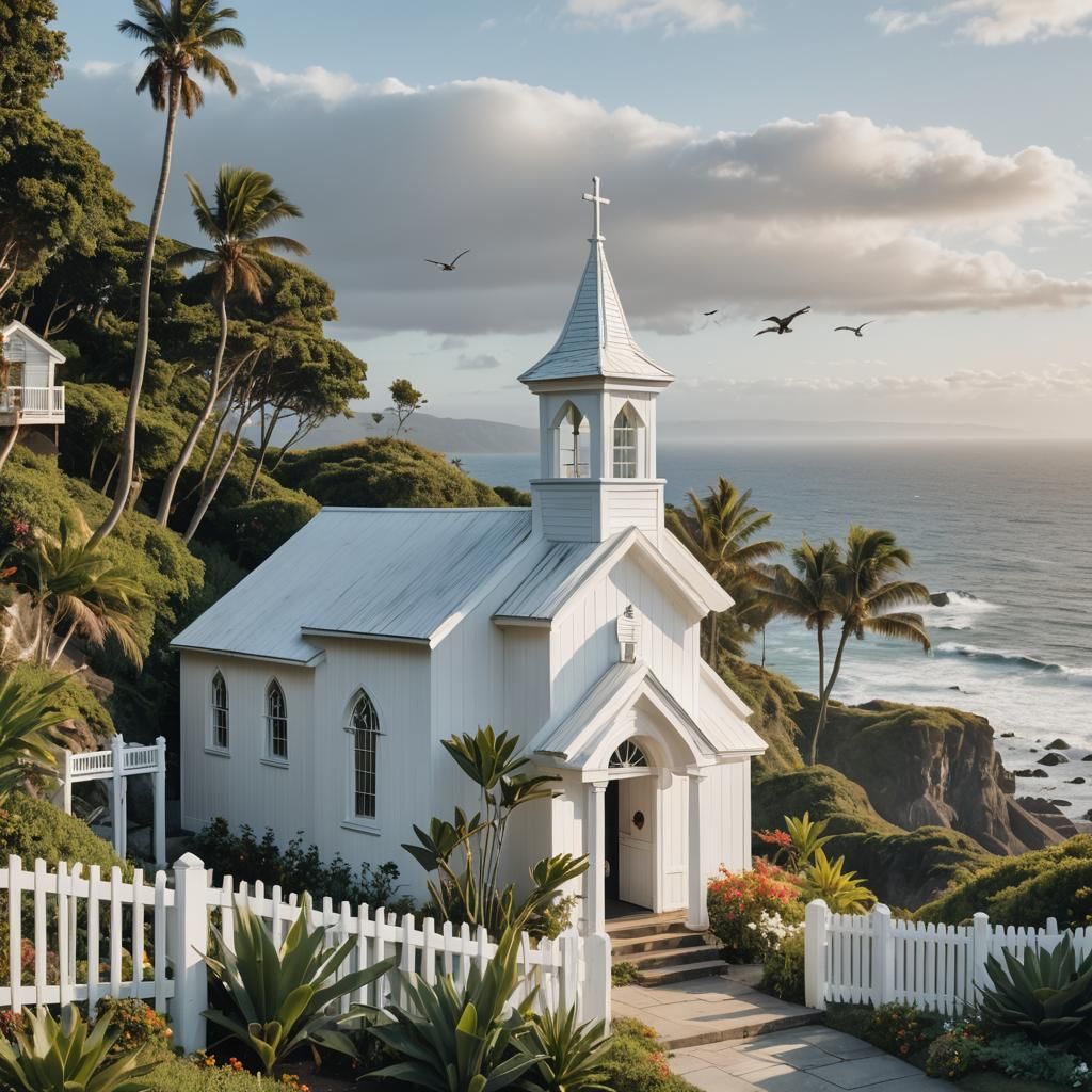 Ocean View Chapel with Bird of Paradise
