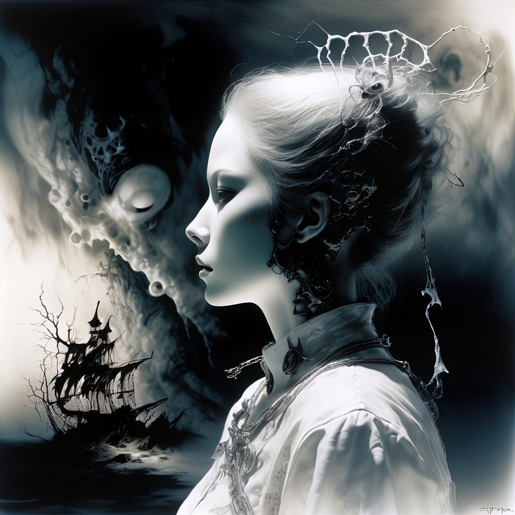 Surreal Thermal Portraits of Dark Fantasies