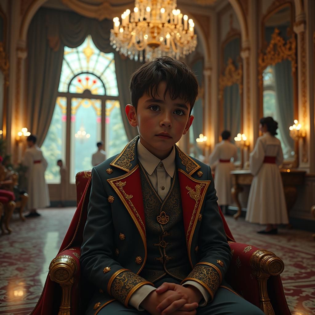 Opulent Discontent: A Royal Child's Restlessness