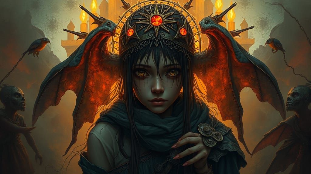 The Guilty Maiden's Lament in a Dreamlike, Fantastical Lands...