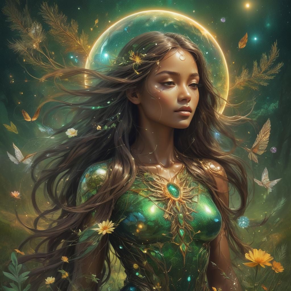 Earth Soul Encased in Glass Body