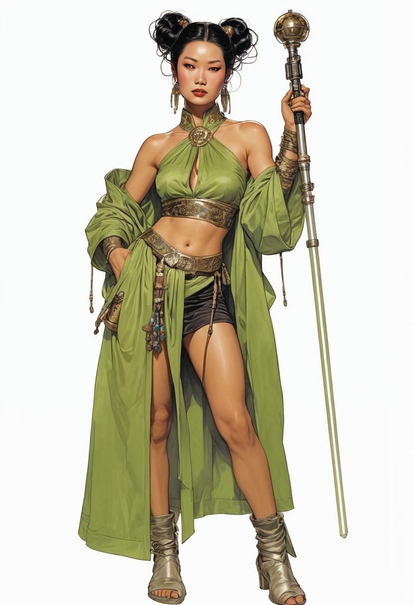 Star Wars Courtesan in Boris Vallejo Style
