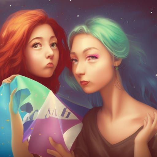 Transgender Pride: A Detailed Digital Painting