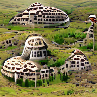 Giant Mushroom Hotel Housing Ancient People