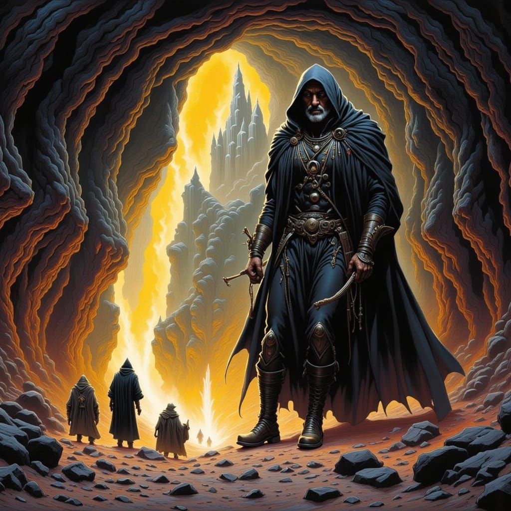 Dark Tunnels: A Descent into the Cavernous Flux