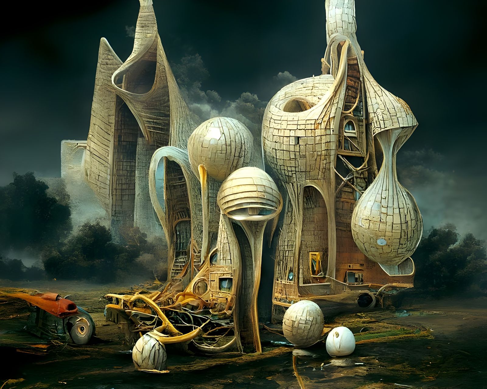 Enigmatic Hypersurrealism Concept Art in 8k Resolution