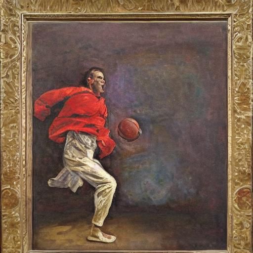 Tribute to Para Athlete's Resilience in Neo-Realism Style